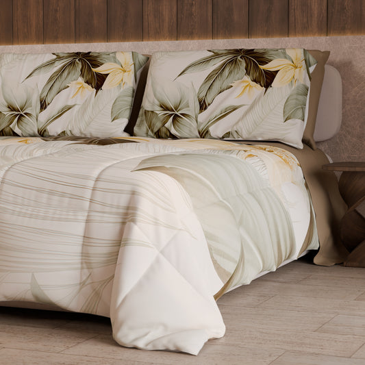 Couette, Edredon double, simple, une place et demie Floral F19
