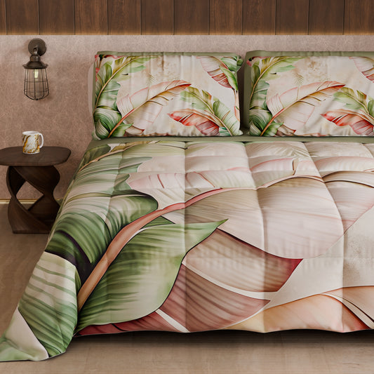 Piumone, Trapunta Matrimoniale, Singola, Piazza e Mezza Floreale F191