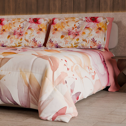 Couette, Edredon Double, Simple, 1 place et demie Floral F2