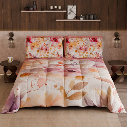 Couette, Edredon Double, Simple, 1 place et demie Floral F2
