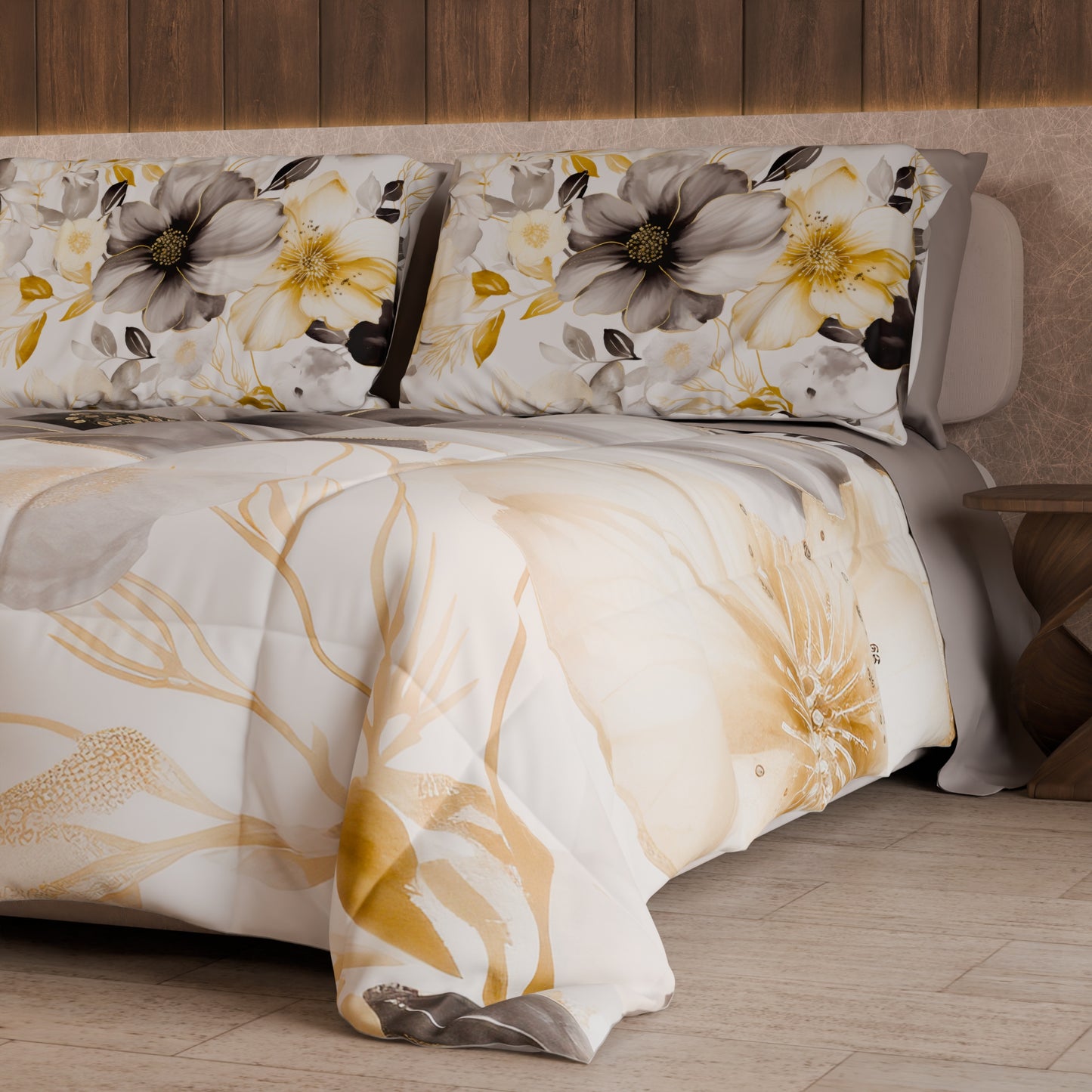 Piumone, Trapunta Matrimoniale, Singola, Piazza e Mezza Floreale F28