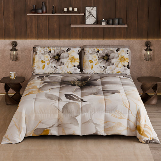 Couette, Edredon double, simple, une place et demie Floral F28