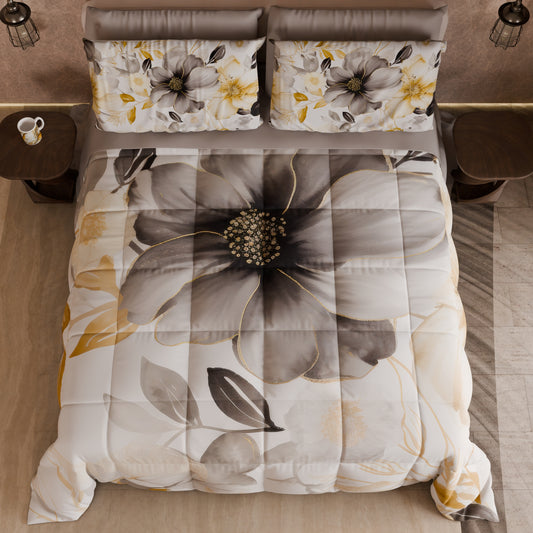Couette, Edredon double, simple, une place et demie Floral F28