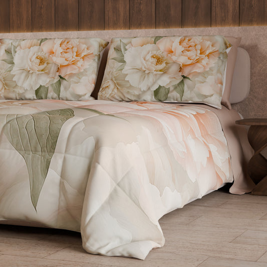 Couette, Edredon Double, Simple, 1 place et demie Floral F40