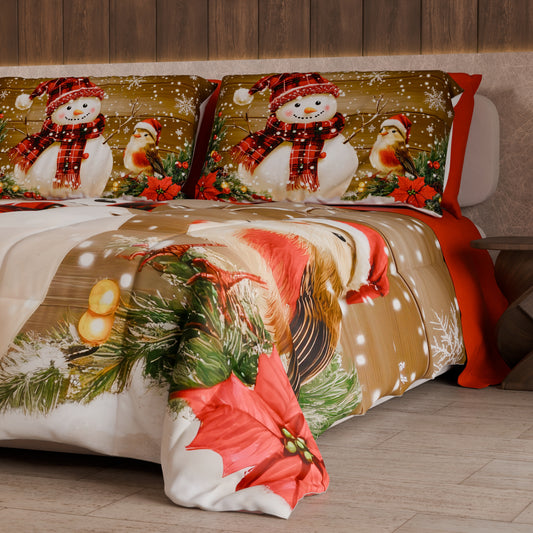 Couette double Noël, Simple, Une place et demie 25 Xmas 10