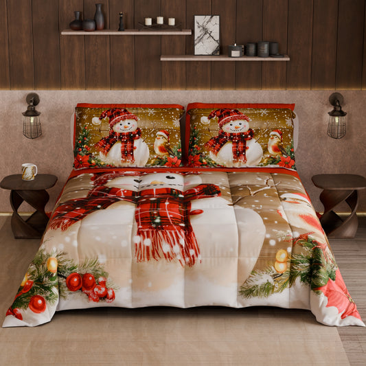 Couette double Noël, Simple, Une place et demie 25 Xmas 10