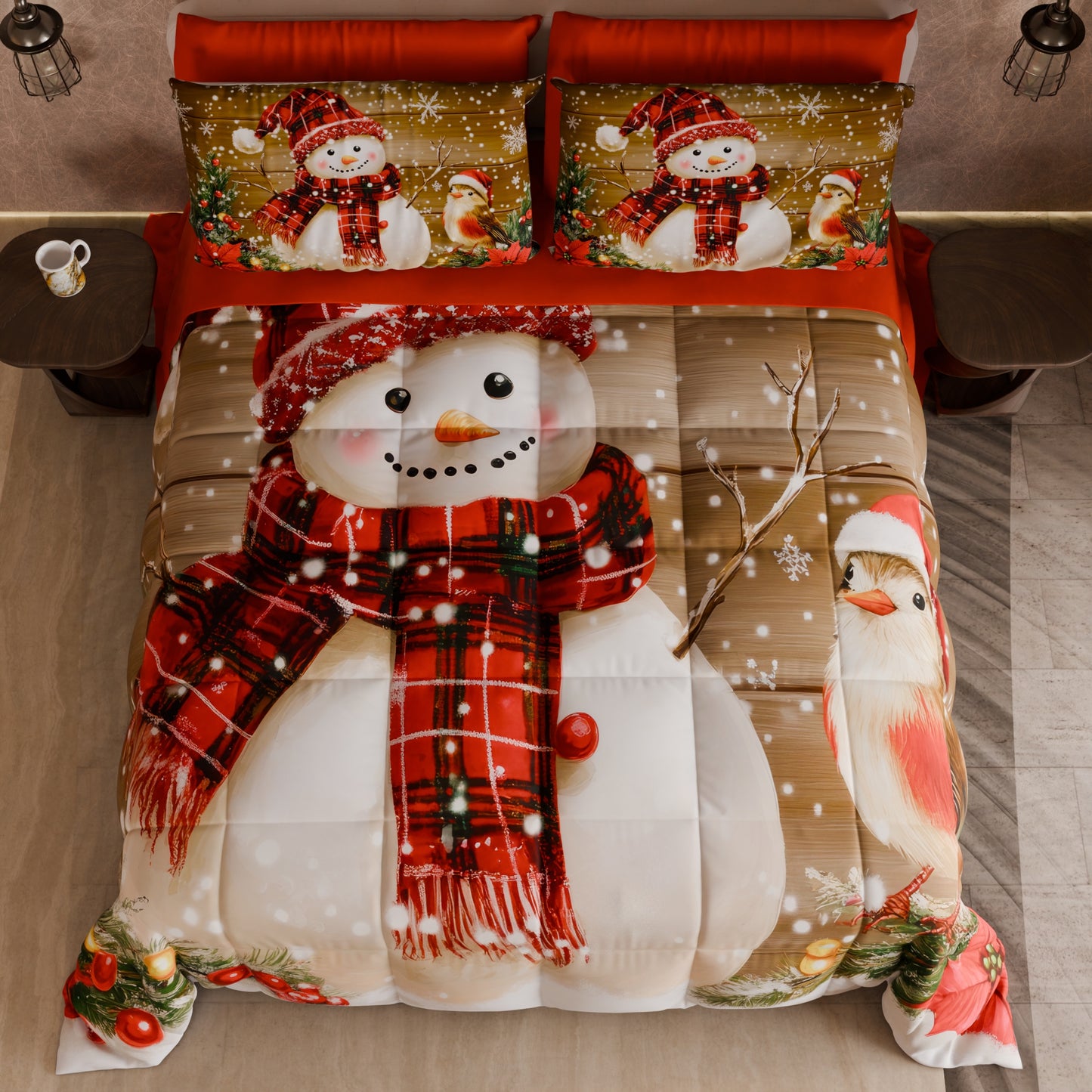 Trapunta Matrimoniale Natale, Singola, Piazza e Mezza 25 Xmas 10