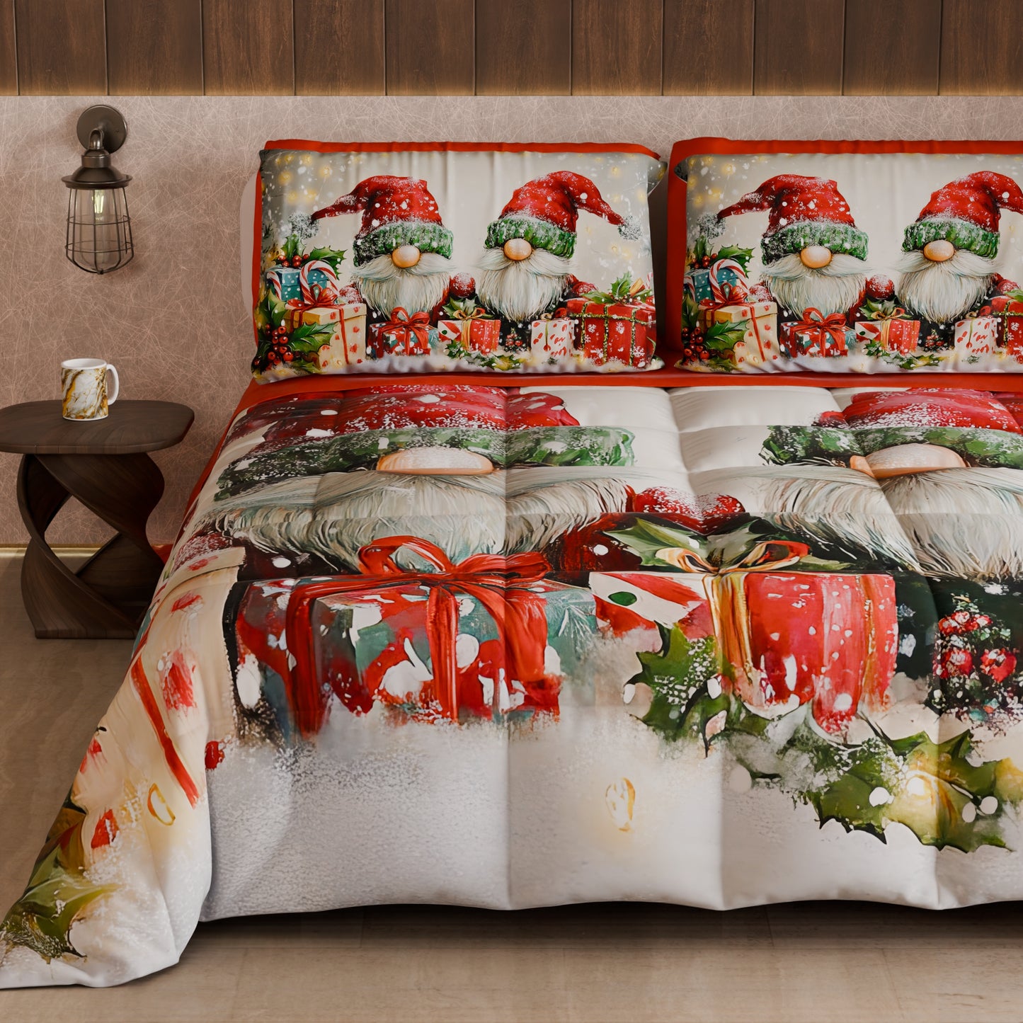 Trapunta Matrimoniale Natale, Singola, Piazza e Mezza 25 Xmas 11