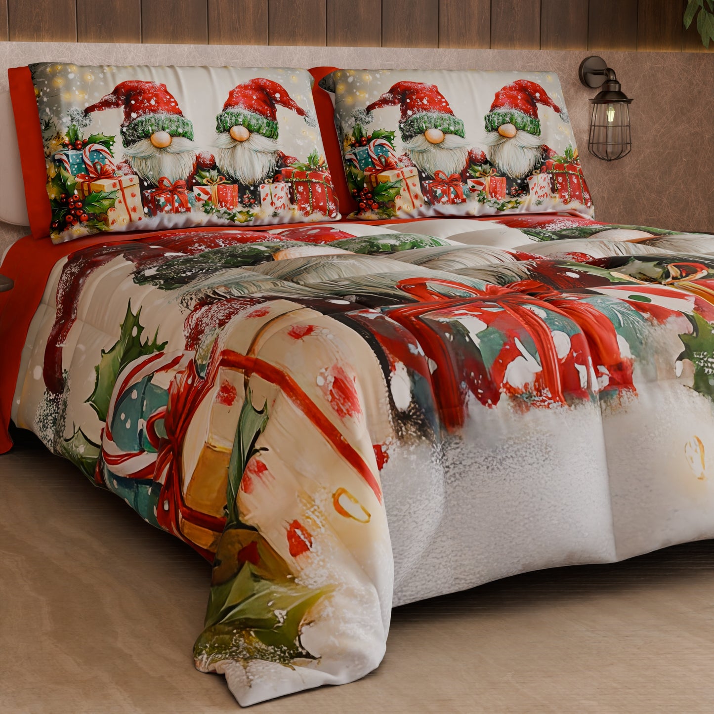 Trapunta Matrimoniale Natale, Singola, Piazza e Mezza 25 Xmas 11