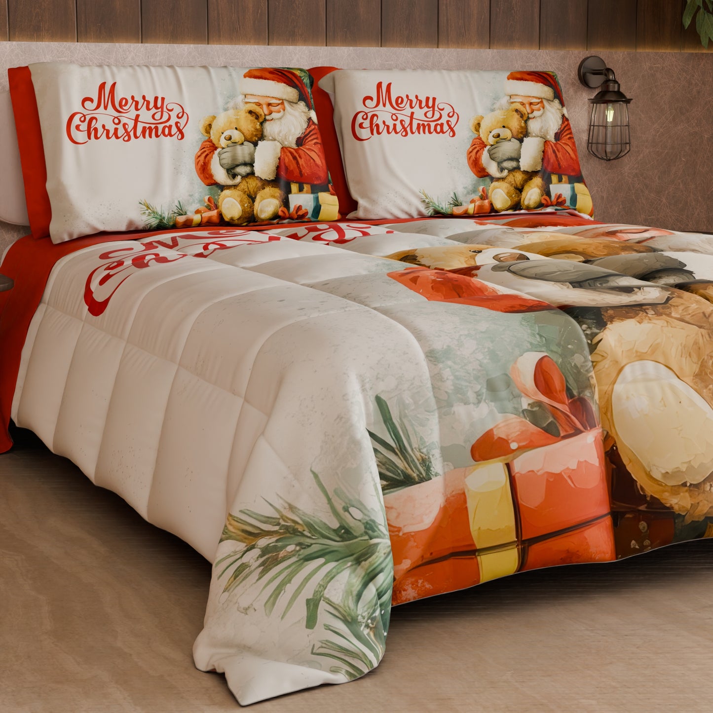 Trapunta Matrimoniale Natale, Singola, Piazza e Mezza 25 Xmas 12