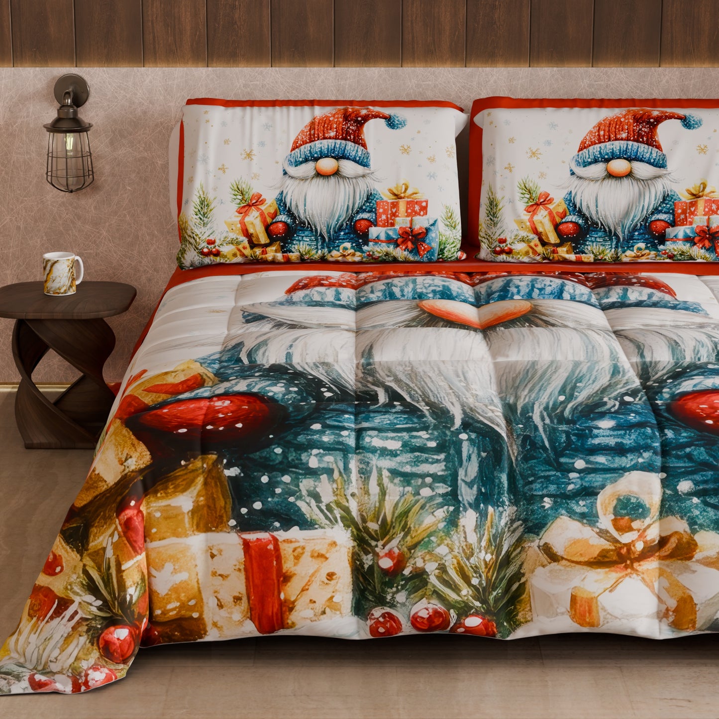 Trapunta Matrimoniale Natale, Singola, Piazza e Mezza 25 Xmas 14