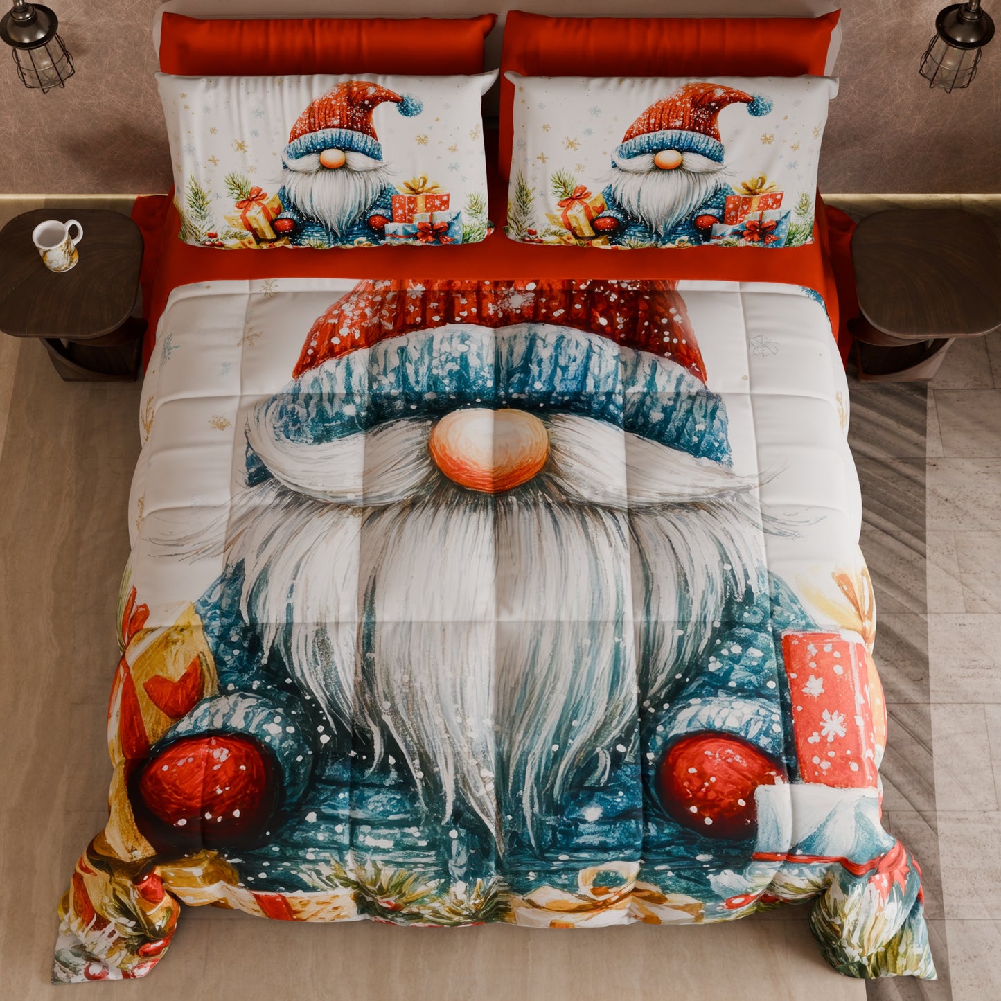 Trapunta Matrimoniale Natale, Singola, Piazza e Mezza 25 Xmas 14