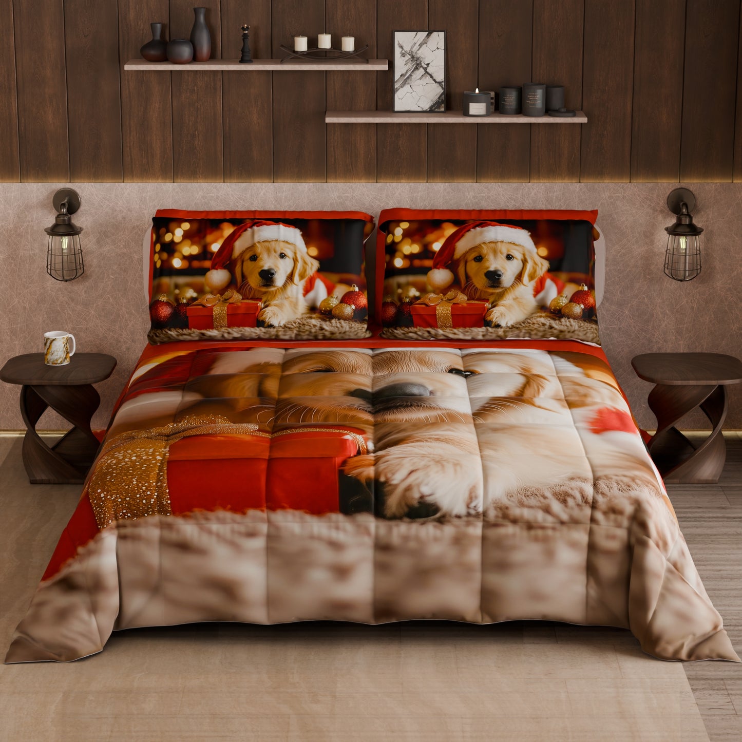 Trapunta Matrimoniale Natale, Singola, Piazza e Mezza 25 Xmas 15