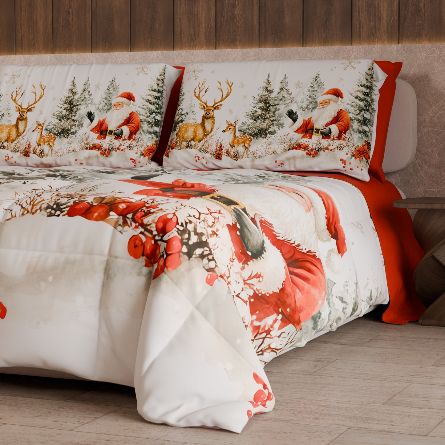 Trapunta Matrimoniale Natale, Singola, Piazza e Mezza 25 Xmas 17