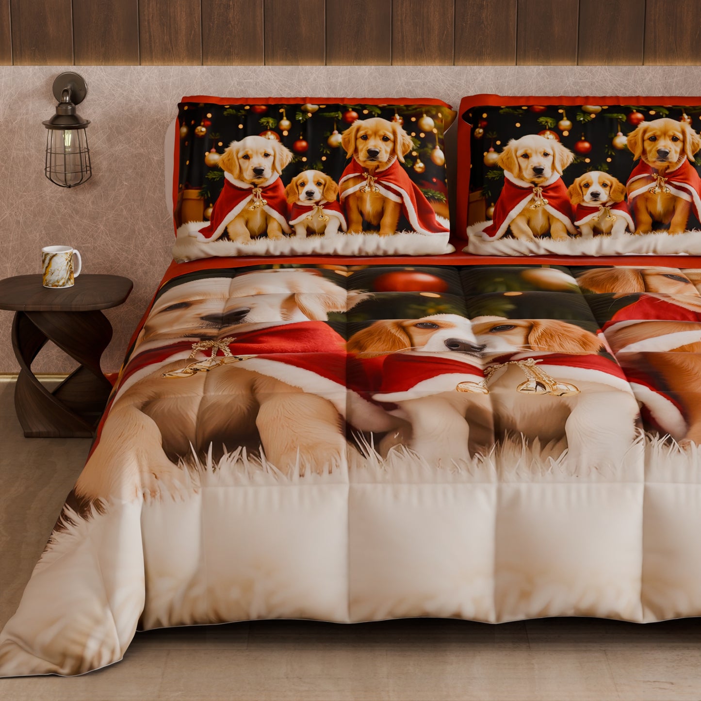 Trapunta Matrimoniale Natale, Singola, Piazza e Mezza 25 Xmas 18