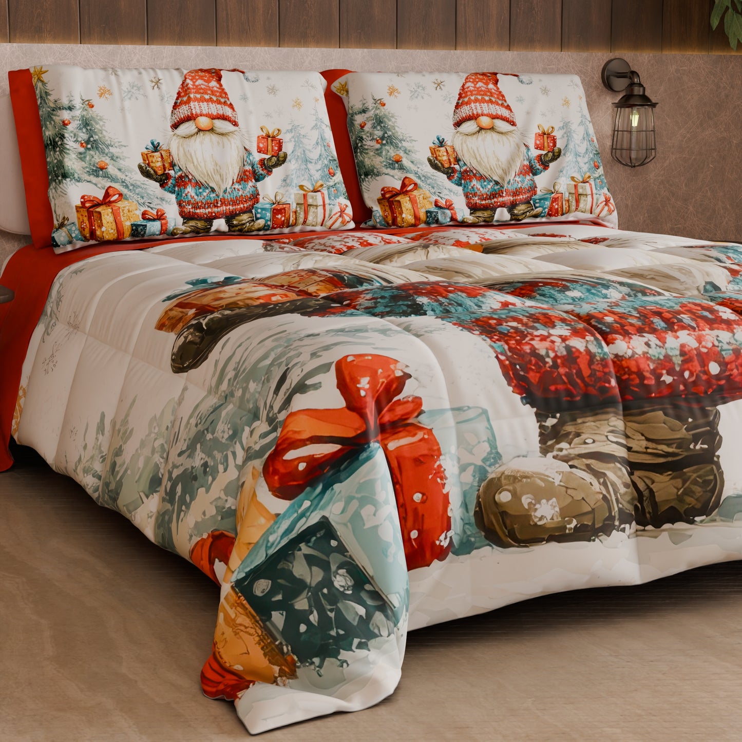 Trapunta Matrimoniale Natale, Singola, Piazza e Mezza 25 Xmas 19