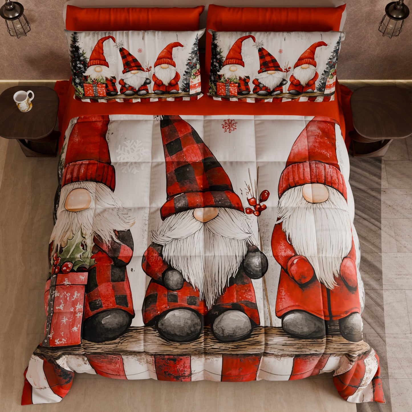 Trapunta Matrimoniale Natale, Singola, Piazza e Mezza 25 Xmas 5