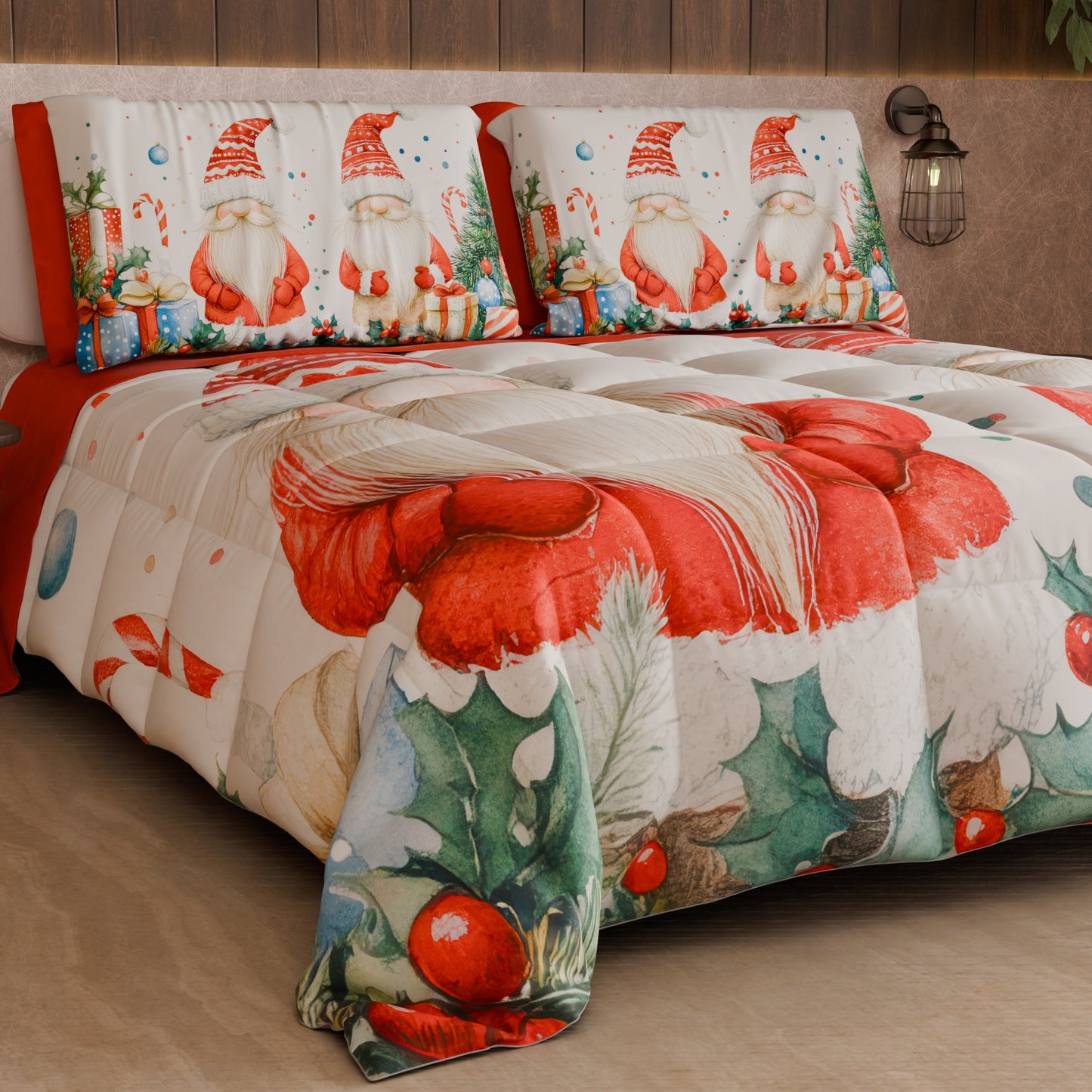 Trapunta Matrimoniale Natale, Singola, Piazza e Mezza 25 Xmas 6