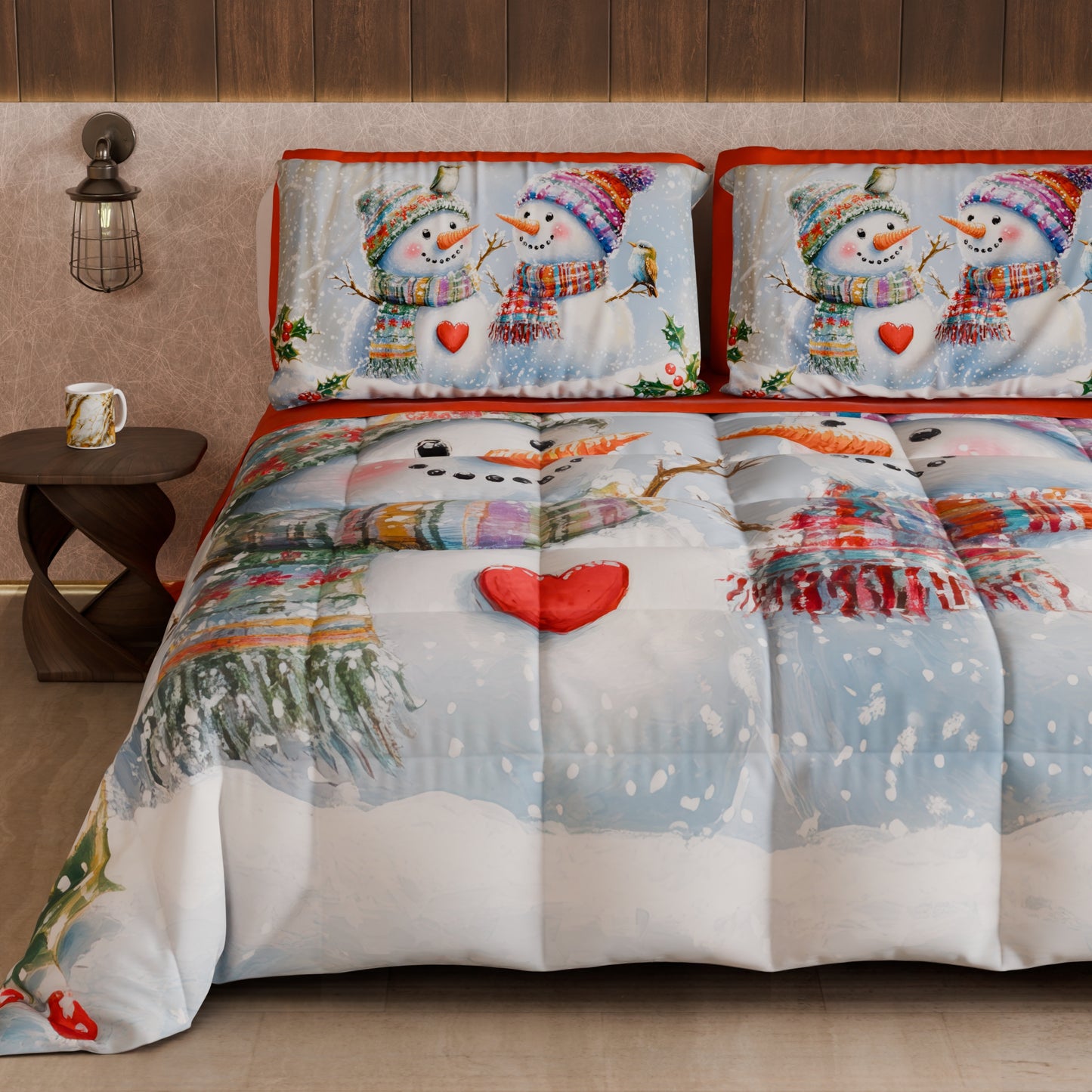 Trapunta Matrimoniale Natale, Singola, Piazza e Mezza 25 Xmas 7