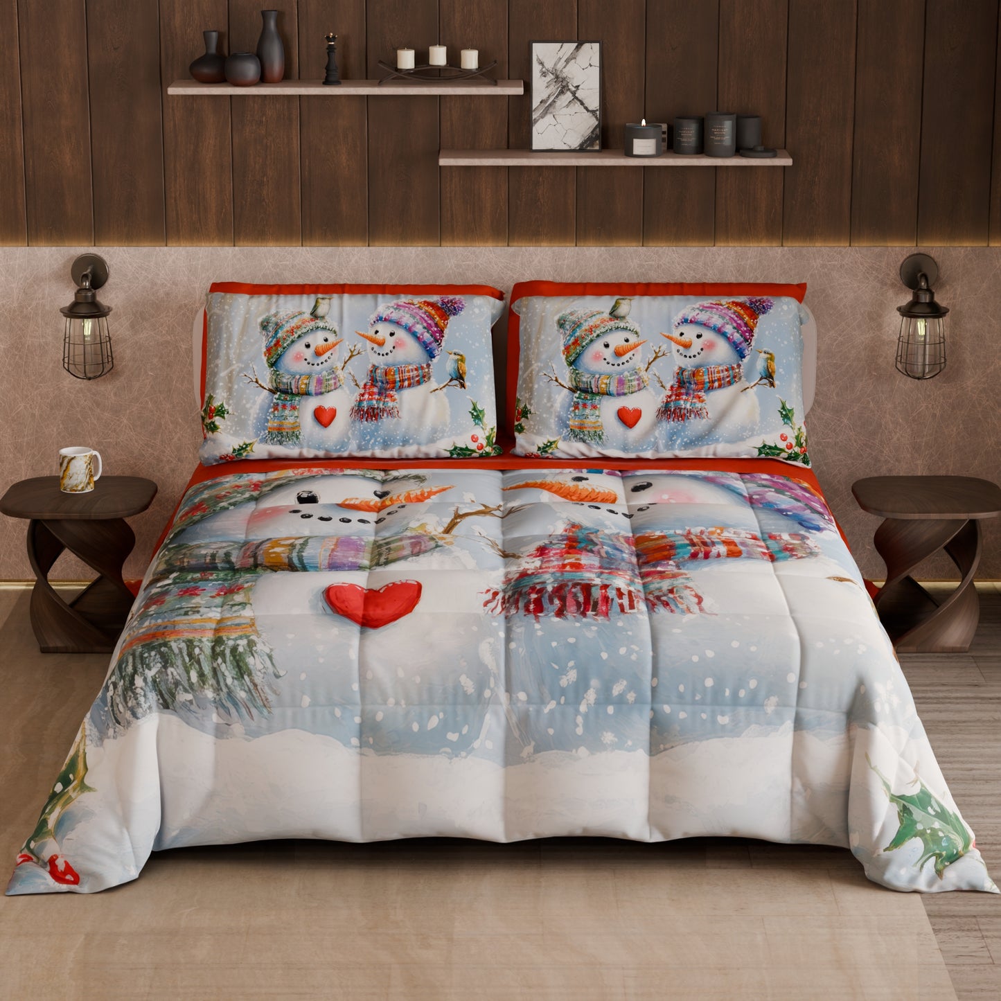 Trapunta Matrimoniale Natale, Singola, Piazza e Mezza 25 Xmas 7