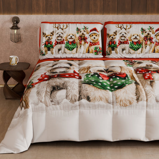 Trapunta Matrimoniale Natale, Singola, Piazza e Mezza 25 Xmas 9