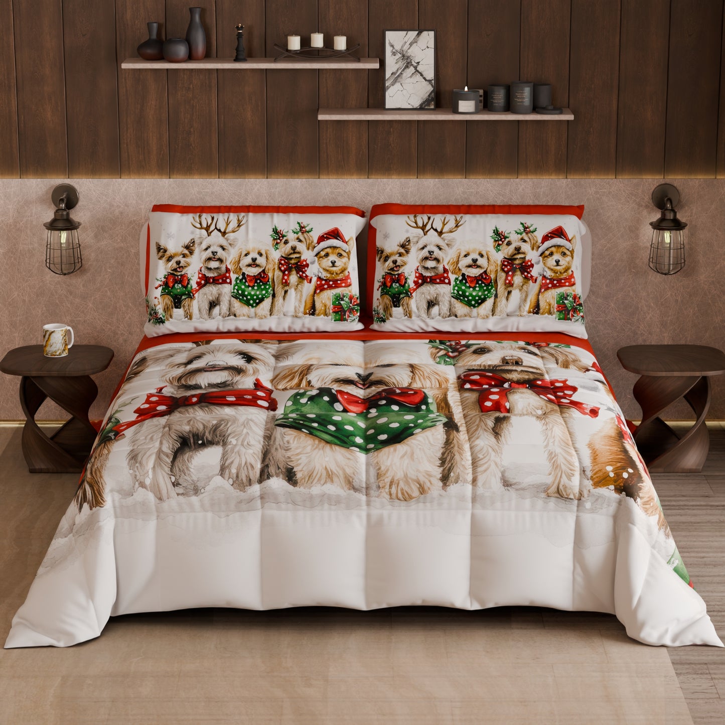 Trapunta Matrimoniale Natale, Singola, Piazza e Mezza 25 Xmas 9