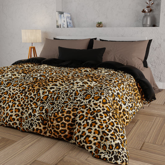 Piumone, Trapunta Matrimoniale, Singola, Piazza e Mezza Animalier Maculato