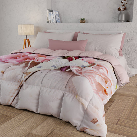Piumone, Trapunta Matrimoniale, Singola, Piazza e Mezza, Country Chic