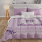 Duvet, Double, Single, Square and Half Quilt, Lilac Bow
