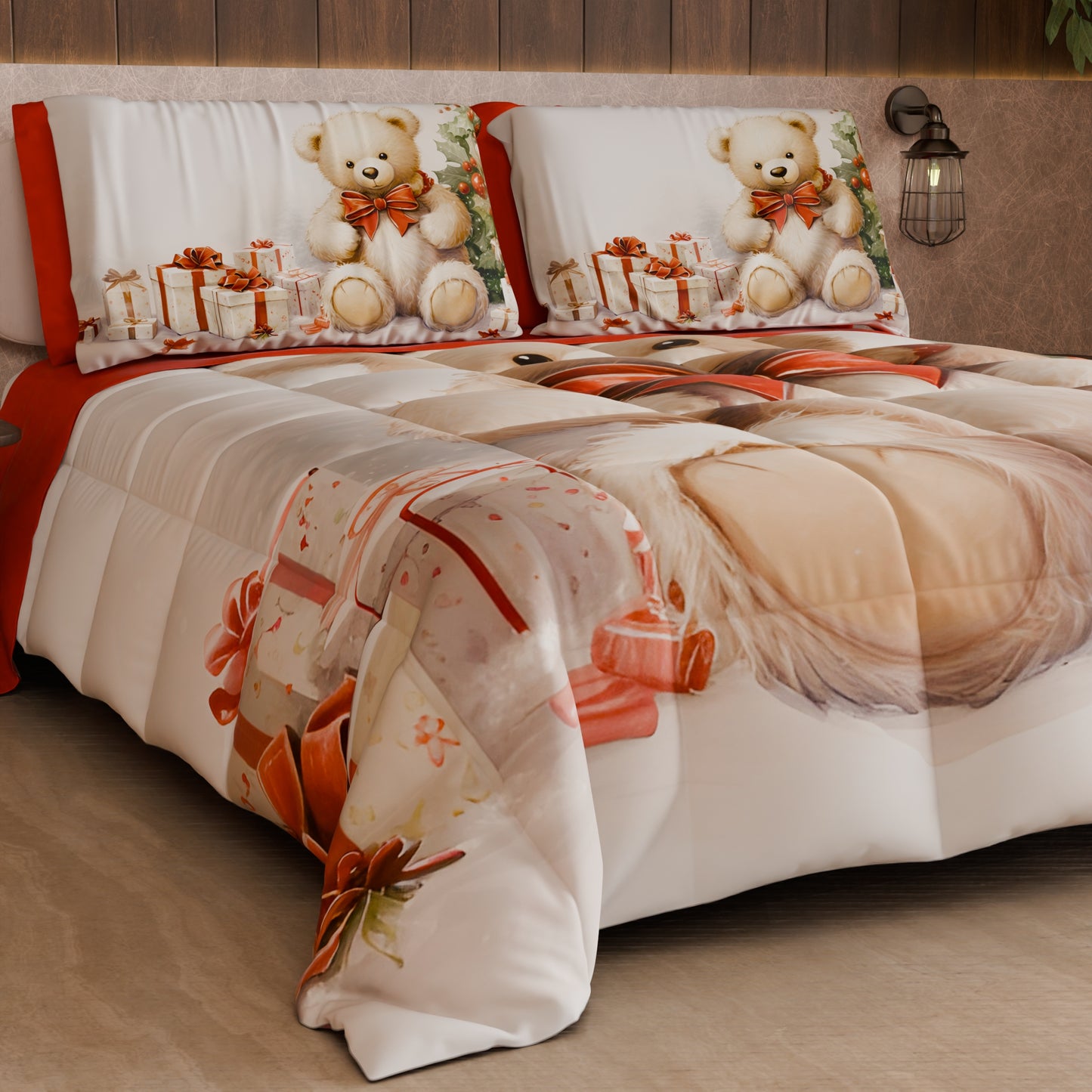 Piumone, Trapunta Matrimoniale, Singola, Piazza e Mezza Orsetto 01