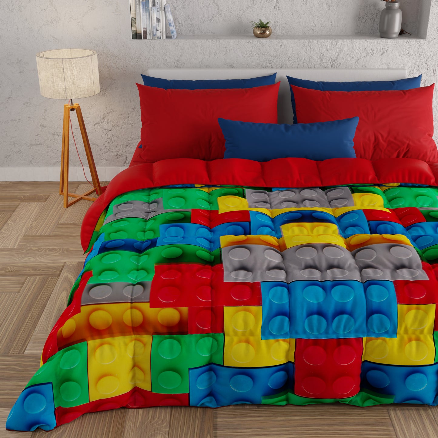 Lego Bricks Lego Double Duvet Duvet, Double, Single, Square And