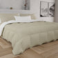 Duvet Quilt for Double, Single, Queen and a Half, White Dove Grey