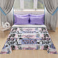Courtepointe de lit printemps-automne en impression digitale Girl Cool