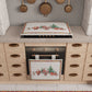 Copriforno Natalizio per Cucina in Stampa Digitale Xmas Santa's Land