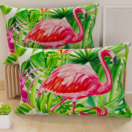 Federe Cuscini in Stampa Digitale, Flamingo