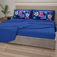 Completo letto PETTI Petalo 05 Blu Elettrico – vista ambientata