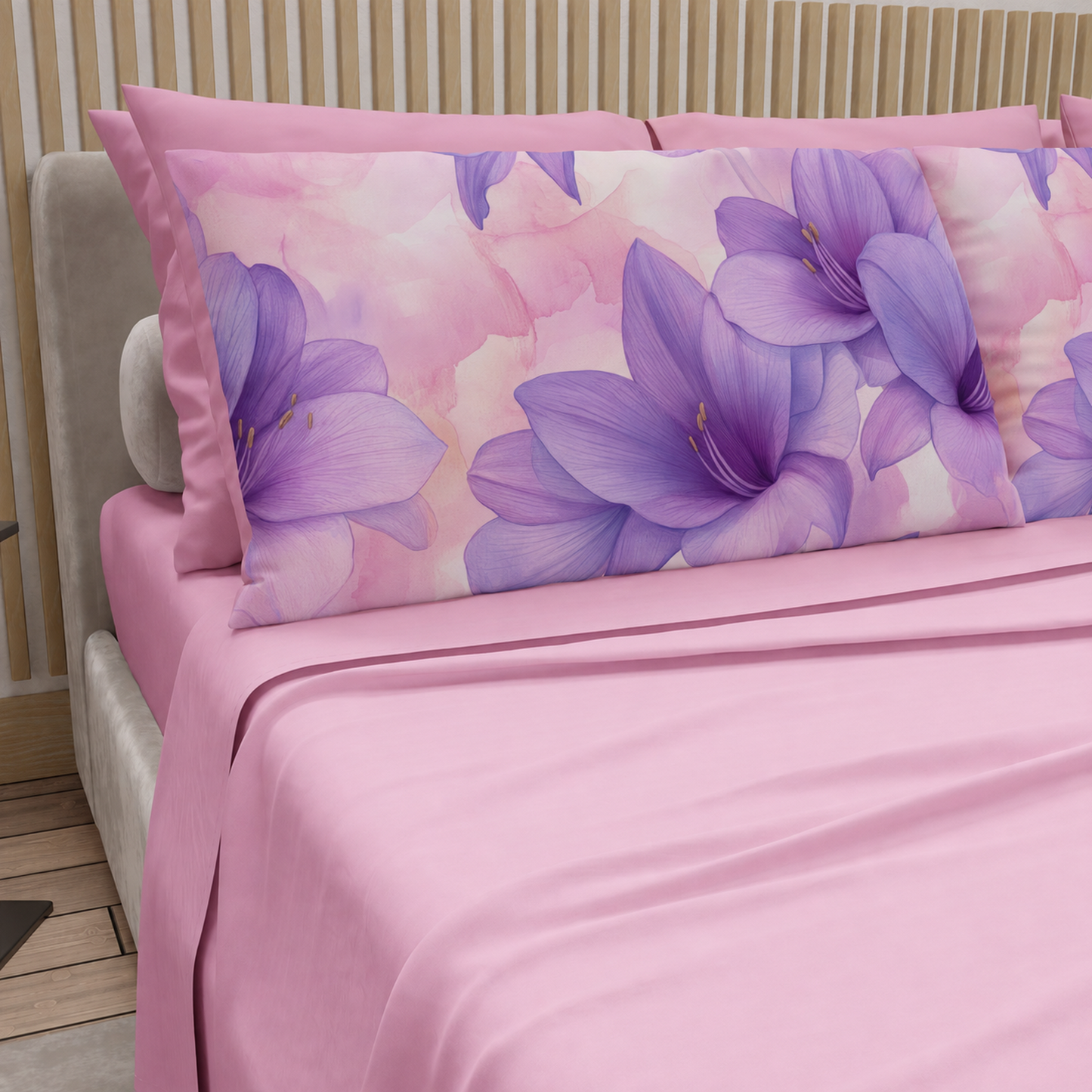 Completo letto PETTI Petalo 06 Rosa – vista dettaglio