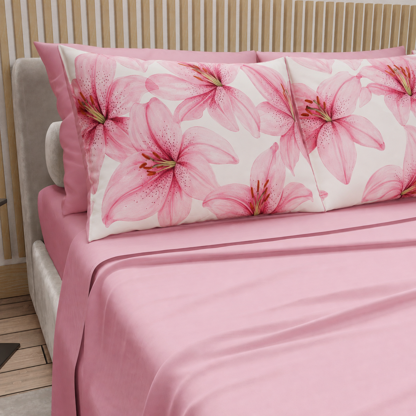 Completo letto PETTI Petalo 07 Rosa – vista dettaglio