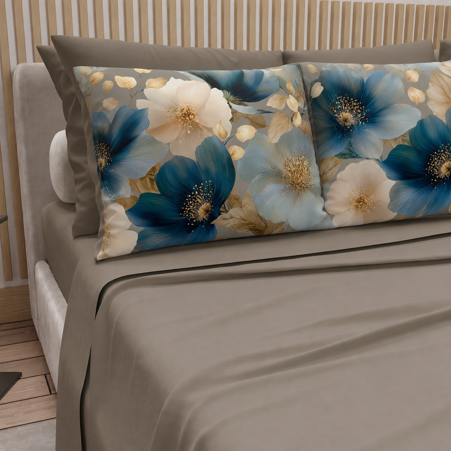 Completo letto PETTI Petalo 12 Tortora – vista dettaglio