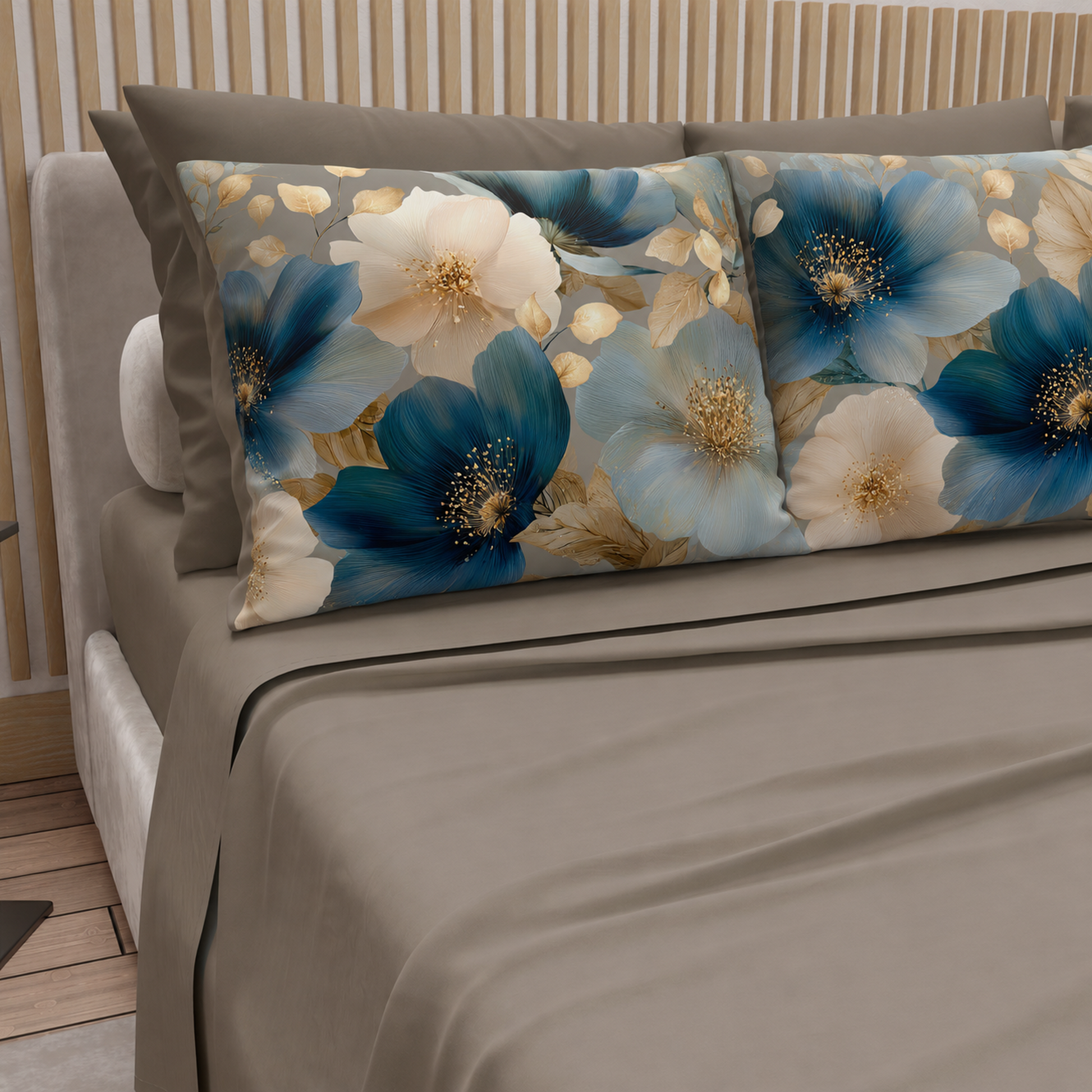 Completo letto PETTI Petalo 12 Tortora – vista dettaglio