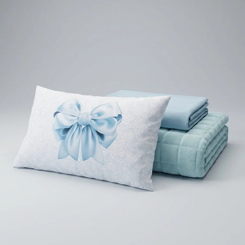 Trapuntino Tinta Unita + Lenzuola abbinato e Federa Digitale