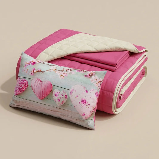 Trapuntino Tinta Unita + Lenzuola abbinato e Federa Digitale