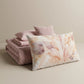 Courtepointe Unie en Velours Poudre + Draps assortis et Taie d'oreiller Digitale