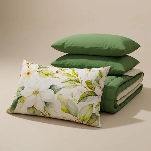 Trapuntino Tinta Unita + Lenzuola abbinato e Federa Digitale