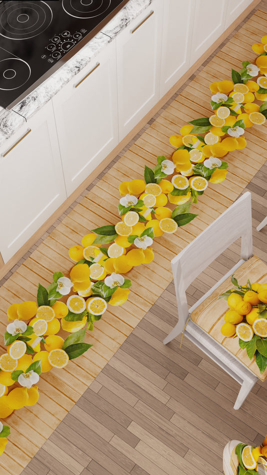 Tappeto Cucina Passatoia Cucina Lemon A Metraggio (5,90€ al metro).
