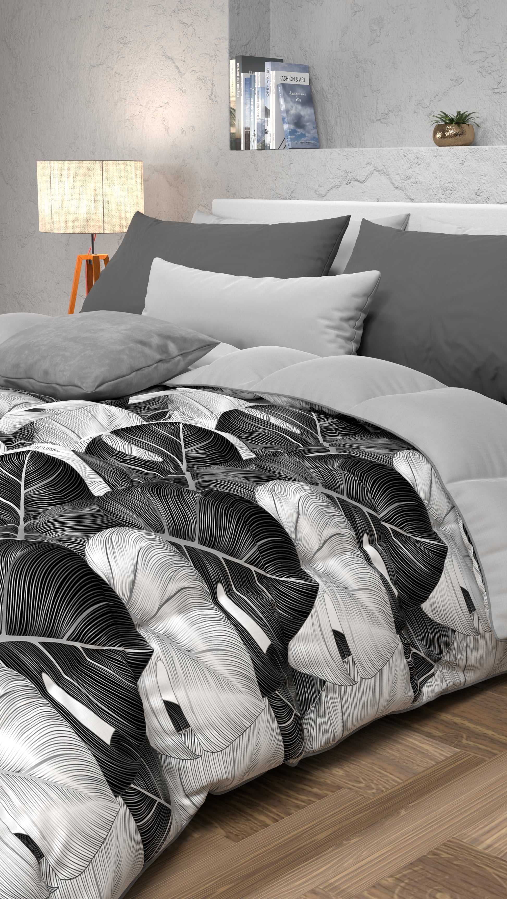 Piumone, Trapunta Matrimoniale, Singola, Piazza e Mezza Tropical 05 Ne