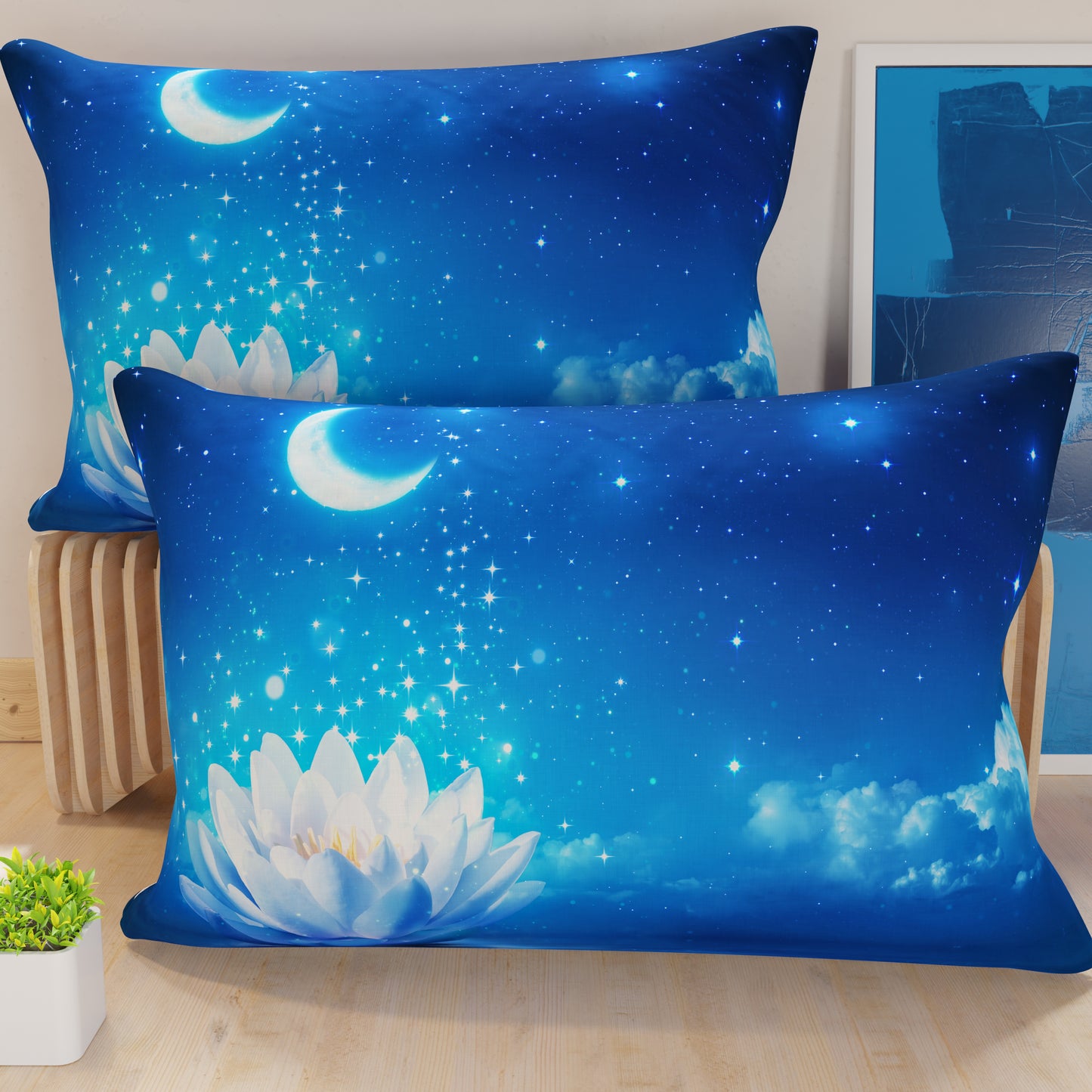 Pillowcases, Cushion Covers in Digital Print, Starry Night