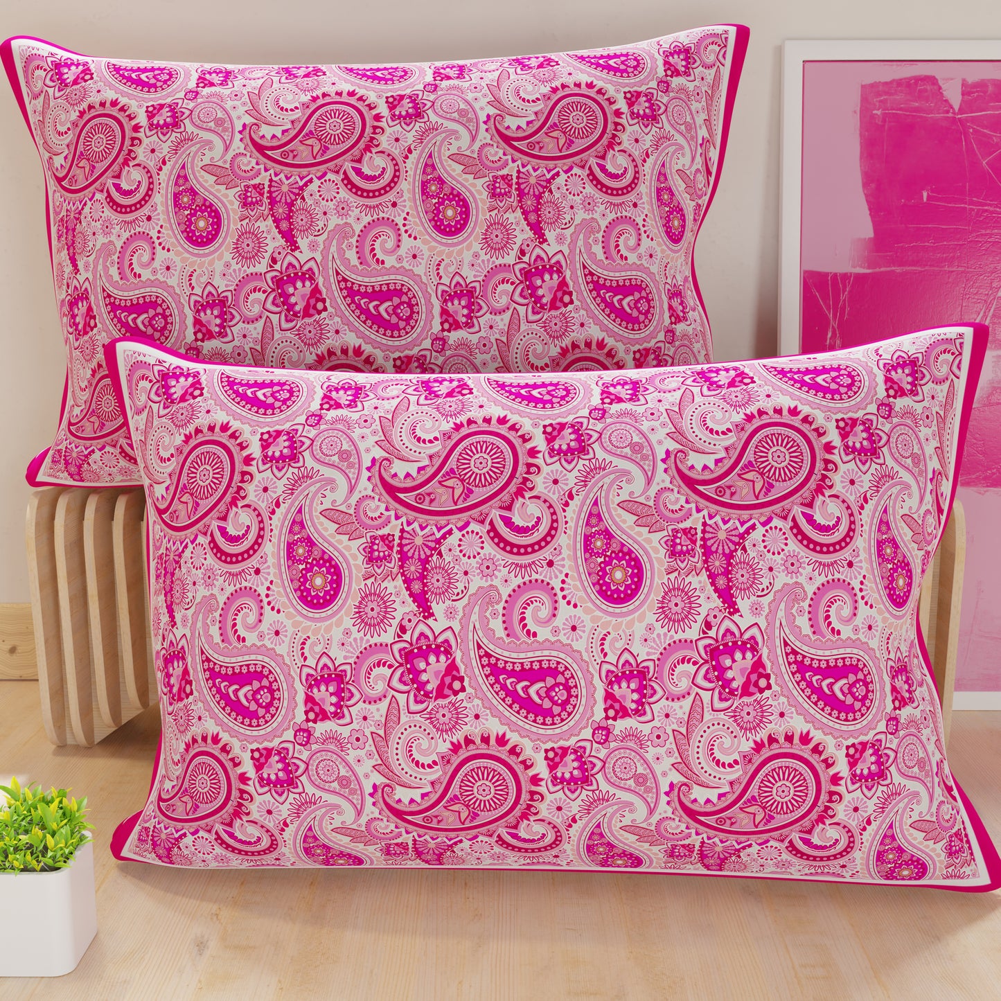 Pillowcases, Digitally Printed Cushion Covers, Paisley 02