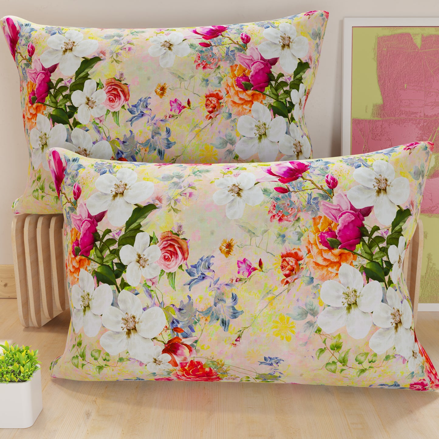 Pillowcases, Pillowcases in Digital Print, Spring Colorful