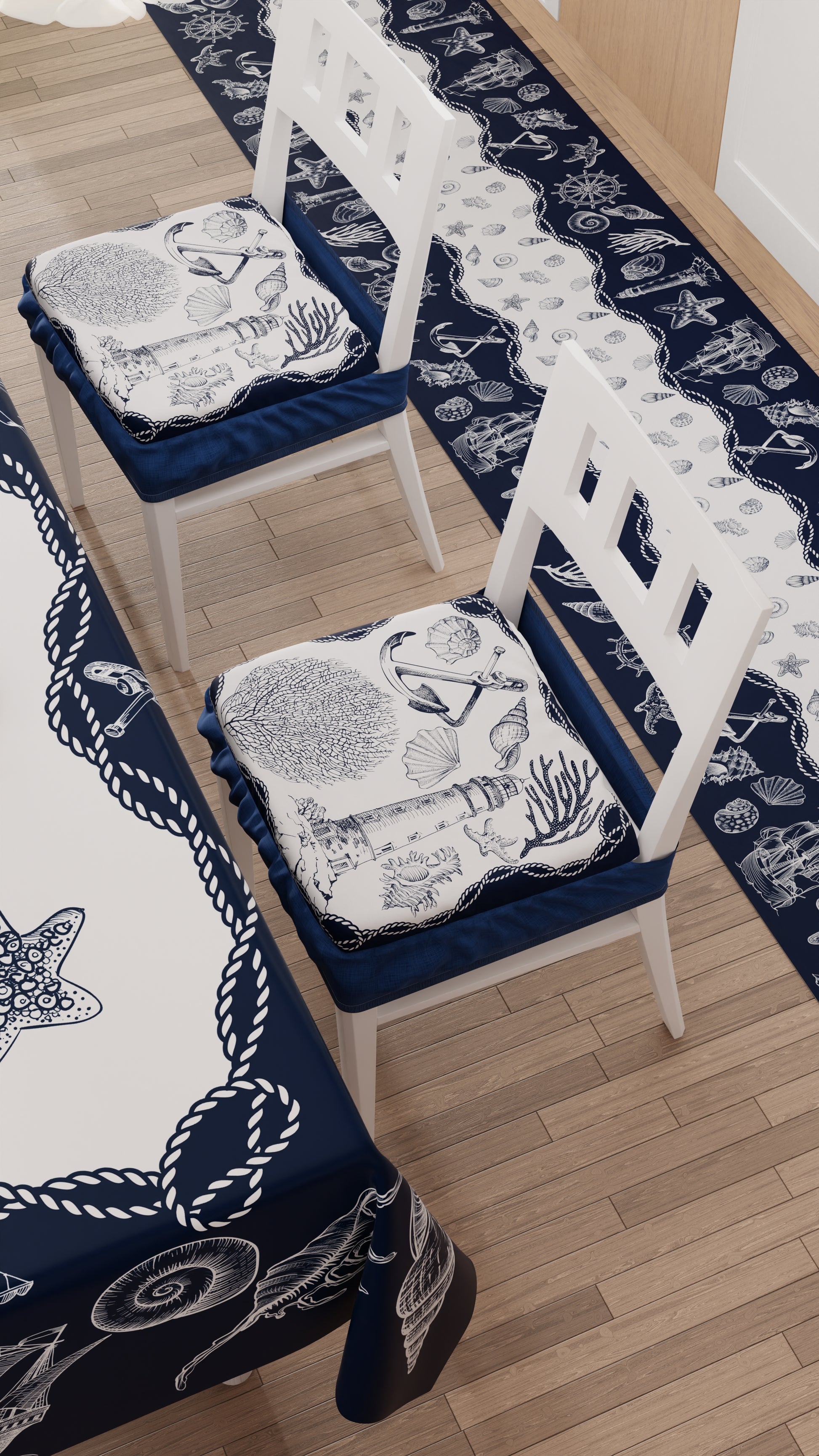 Set 2 Cuscini Per Sedie Con Lacci 40x38x3cm - Antiscivolo, Lavabile, Grigio Scuro - Foto 10